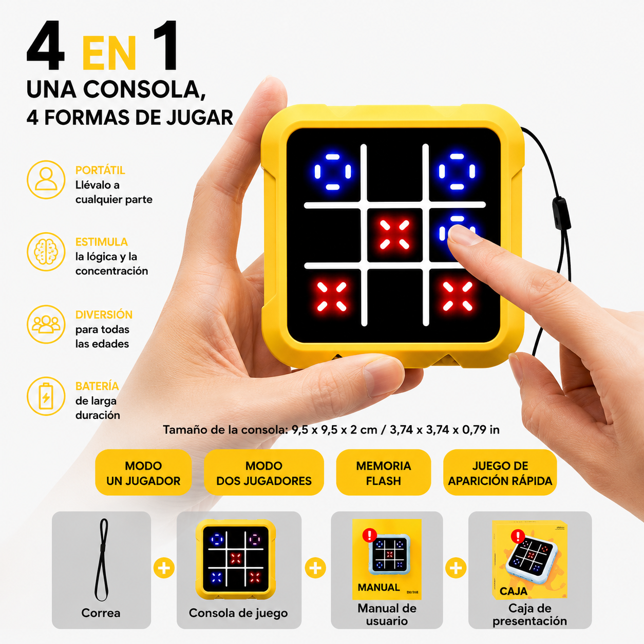 4 juegos en 1 para toda la familia